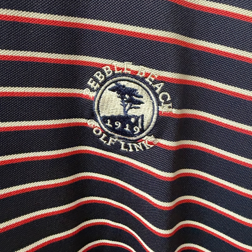 Peter Millar Pebble Beach Striped Polo Shirt